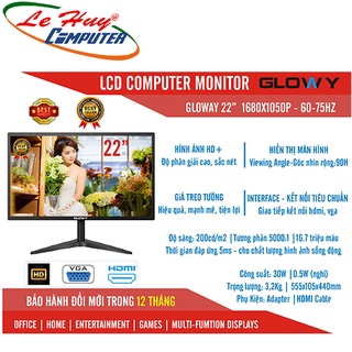 Mua Màn hình máy tính GLOWY GL22 22Inch (1680x1050) VGAHDMI