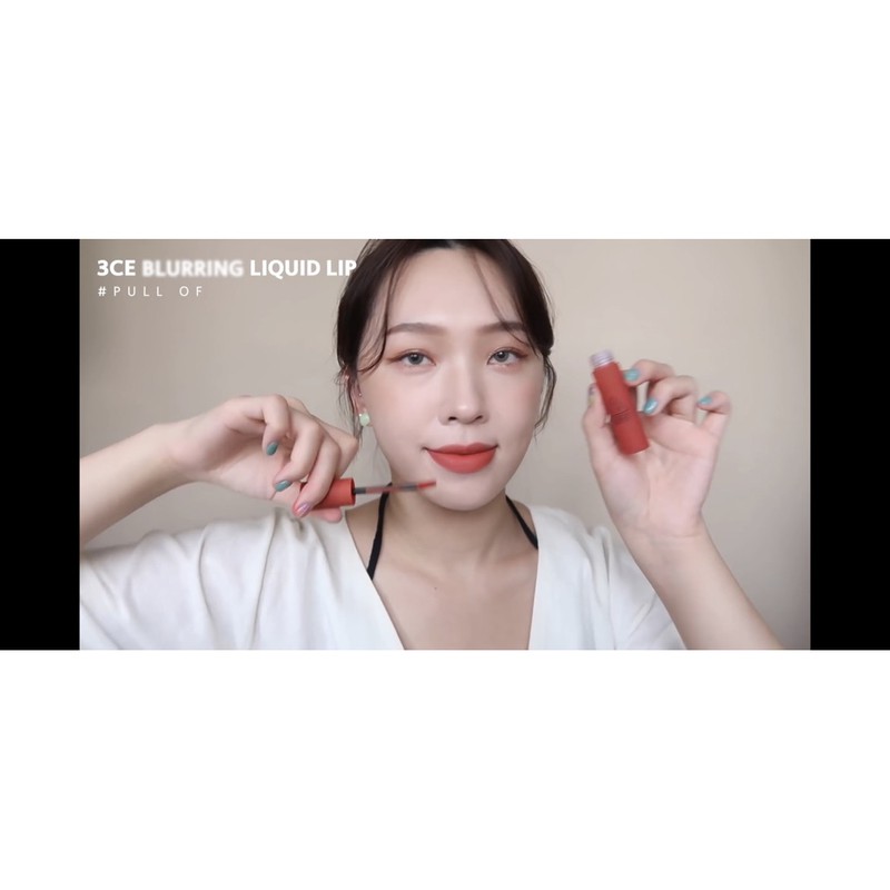 (Mẫu mới 8/2020)SON KEM 3CE MẪU MỚI BLURRING LIQUID LIP