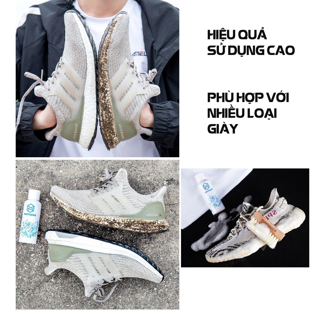 [GIÁ HỦY DIỆT] Bộ Vệ sinh giày Sneaker MAPOWER - JENDO Store