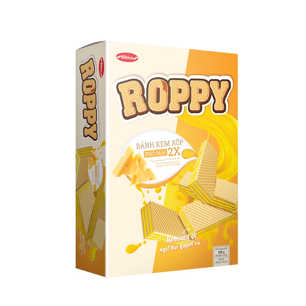 Bánh kem xốp Roppy phô mai 288g