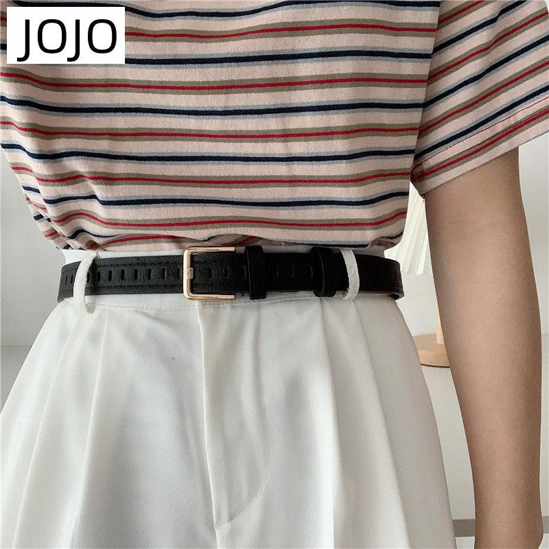 Thắt Lưng Mỏng Không Cần Đục Lỗ Thời Trang Mùa Hè Cho Nam Và Nữ