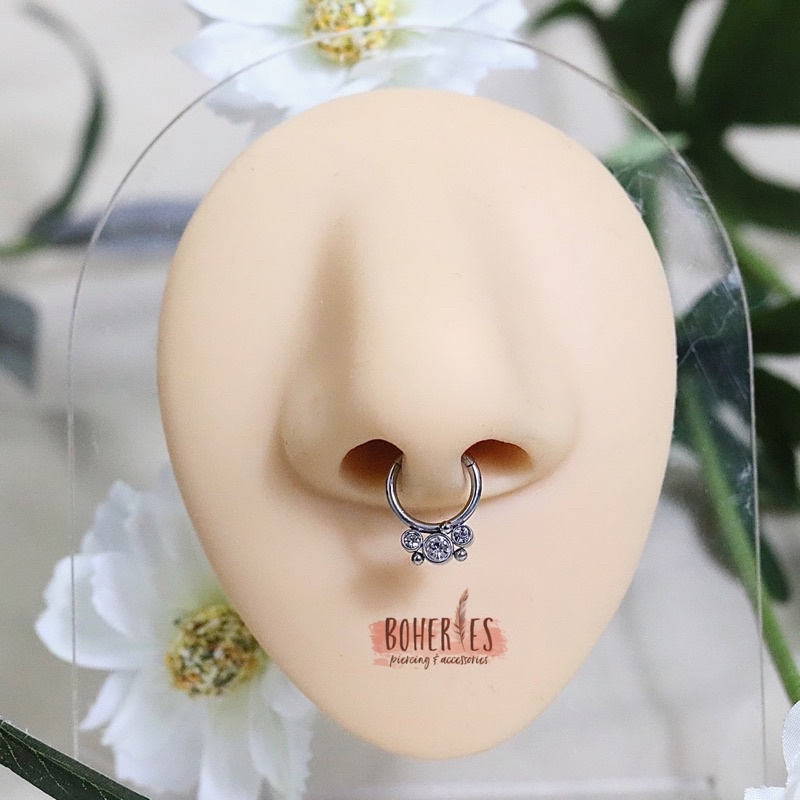 Boheries/Khuyên tai cho Daith, khuyên Septum vách ngăn mũi thép y tế không gỉ