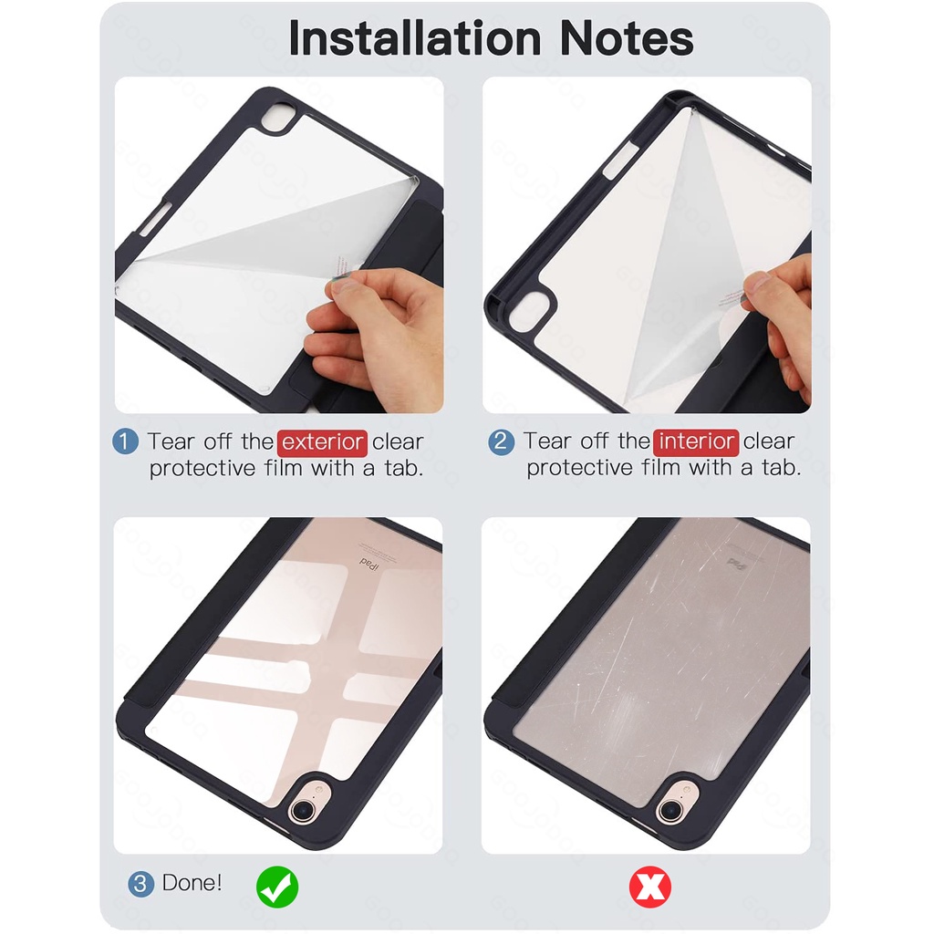 Ốp Máy Tính Bảng Cho iPad Air 5 6 9th Generation Pro 11 2021 Air 5 2022 10”2 9 5th