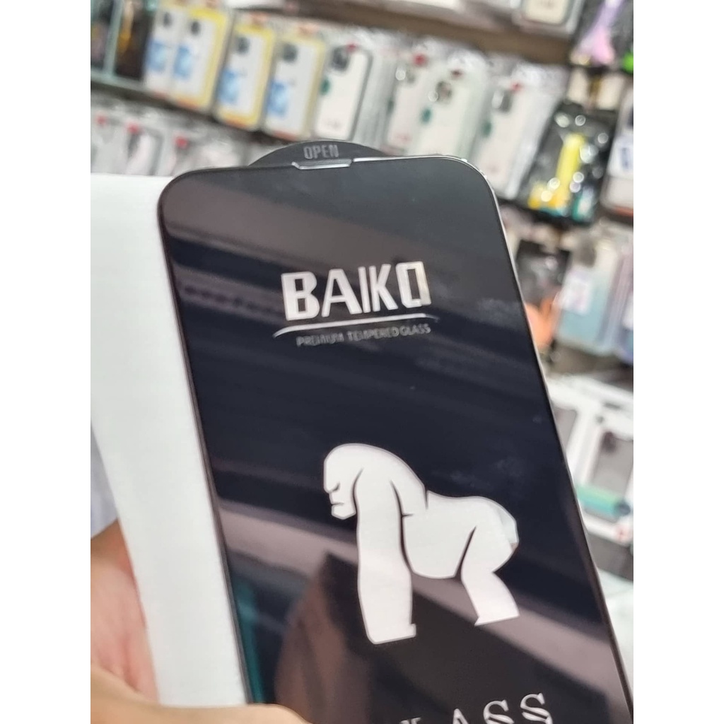 Kính Cường lực iphone từ X đến 14 pro max. 13 Pro max , cao cấp King kong Baiko Chính Hãng