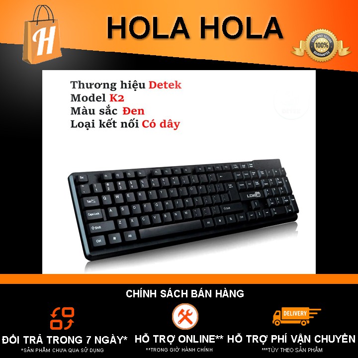 Bàn phím game thủ Detek K2/TK13