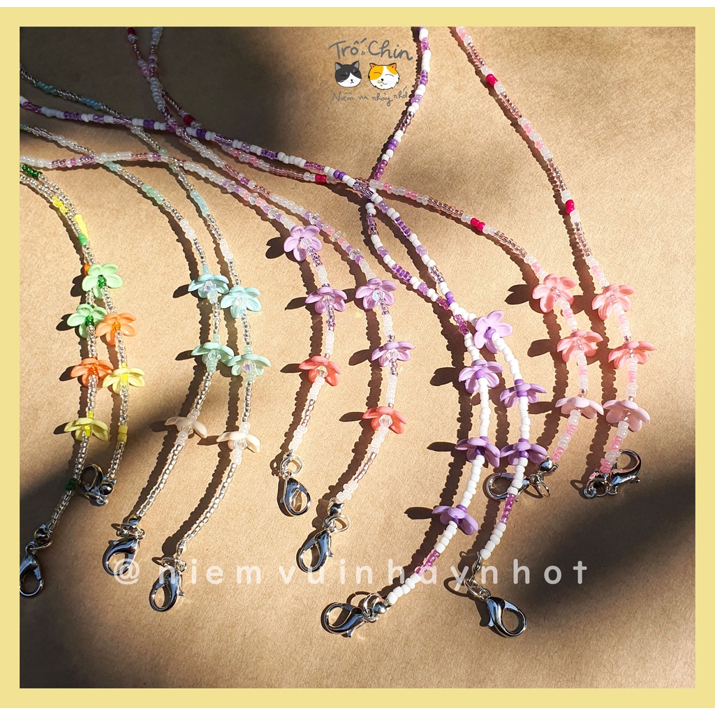 Dây đeo khẩu trang 3HOA nhưng không hề bốc phét (gắn tên custom)