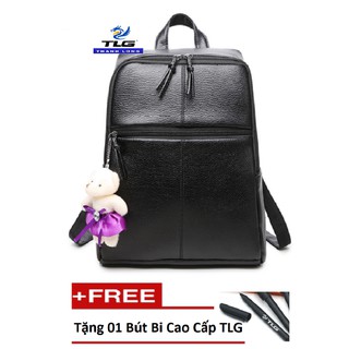 Ba Lô Nữ Da Đồ Da Thành Long TLG 205980 (Đen) Tặng 01 Bút Bi Cao Cấp TLG [SKM]
