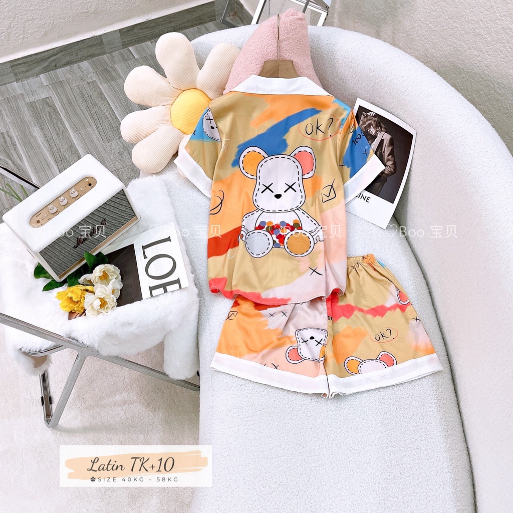 Đồ bộ latin BOO BOO mẫu hoạt hình mới