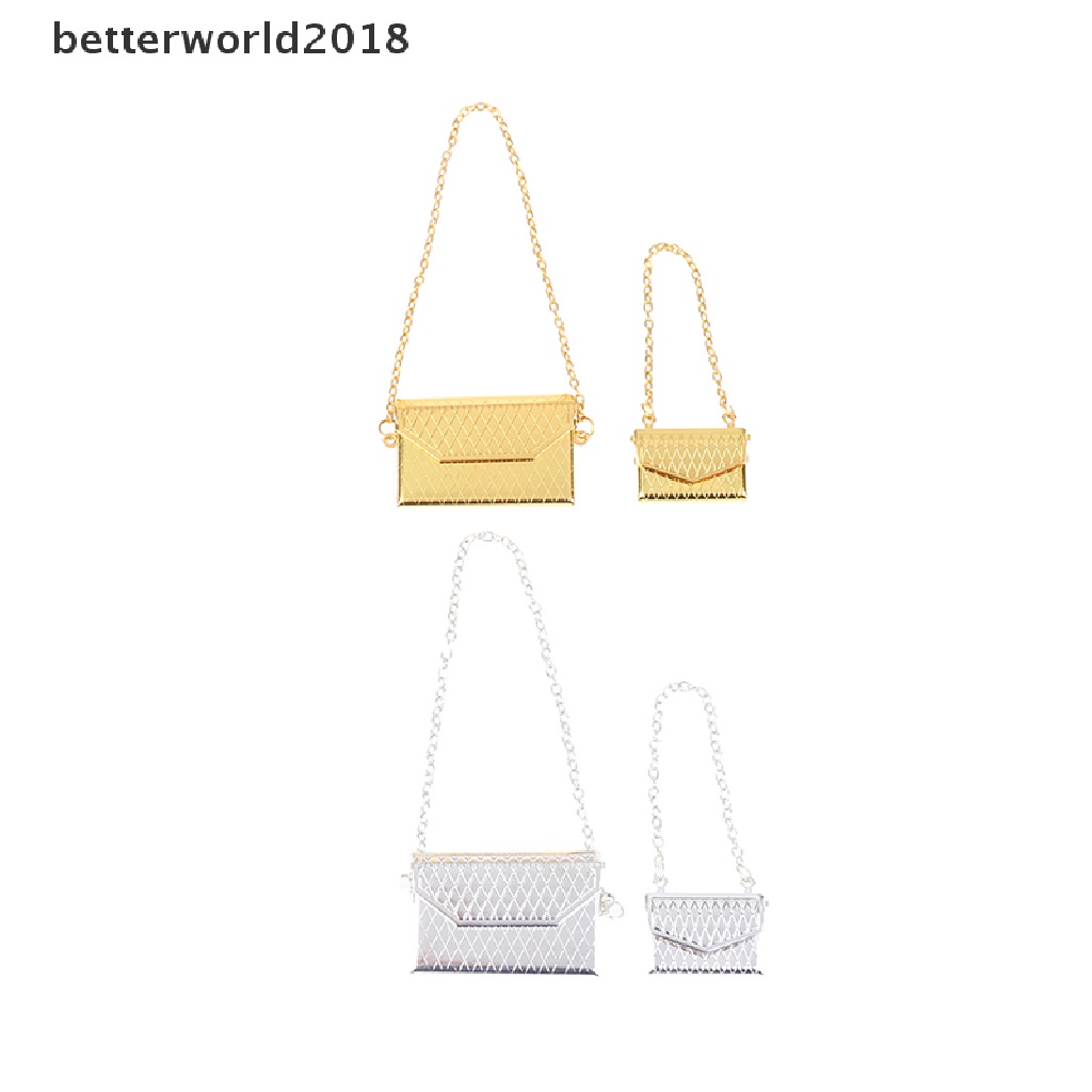 Túi xách tay bằng kim loại thời trang 2018 1 / 12 xinh xắn cho búp bê