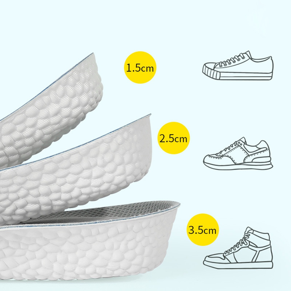 Miếng Lót Giày Mềm Thoáng Khí Tăng Chiều Cao 1.5-3.5cm
