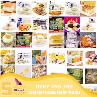 【Thùng 1KG】Bánh tươi đài loan mix đủ vị thơm ngon - Cam kết luôn DATE MỚI 【Sò Market】