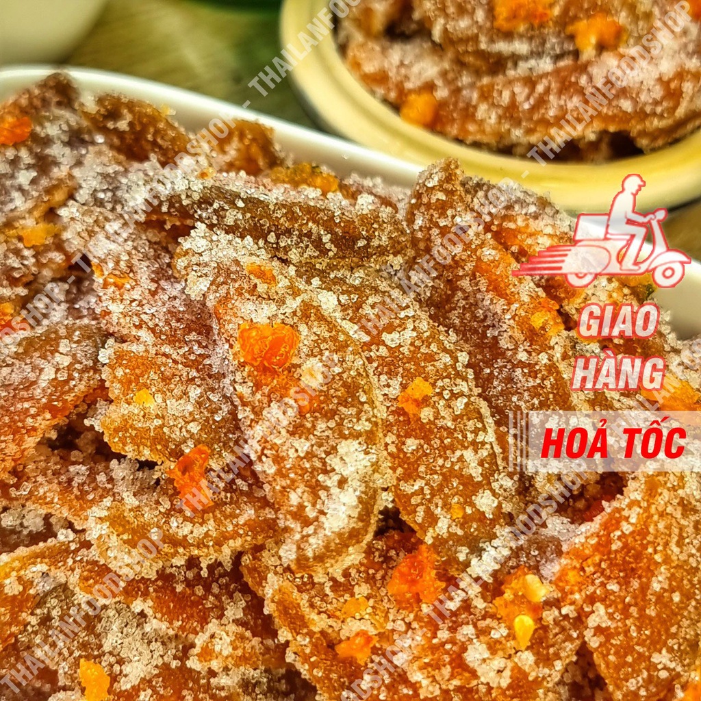 Mứt Cóc Cay Chẻ Lát Lon 500gr