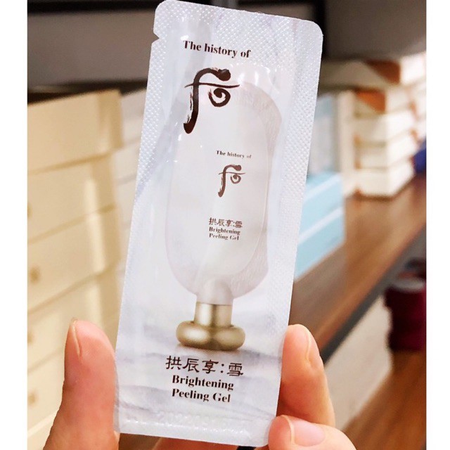 Combo 5 - 10 Gói Sample Tẩy Tế Bào Chết dạng kỳ làm sáng da Whoo Brightening Peeling Gel | BigBuy360 - bigbuy360.vn