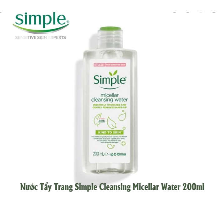 Nước Tẩy Trang Simple Kind To Skin Micellar Cleansing Water 200ml | BigBuy360 - bigbuy360.vn