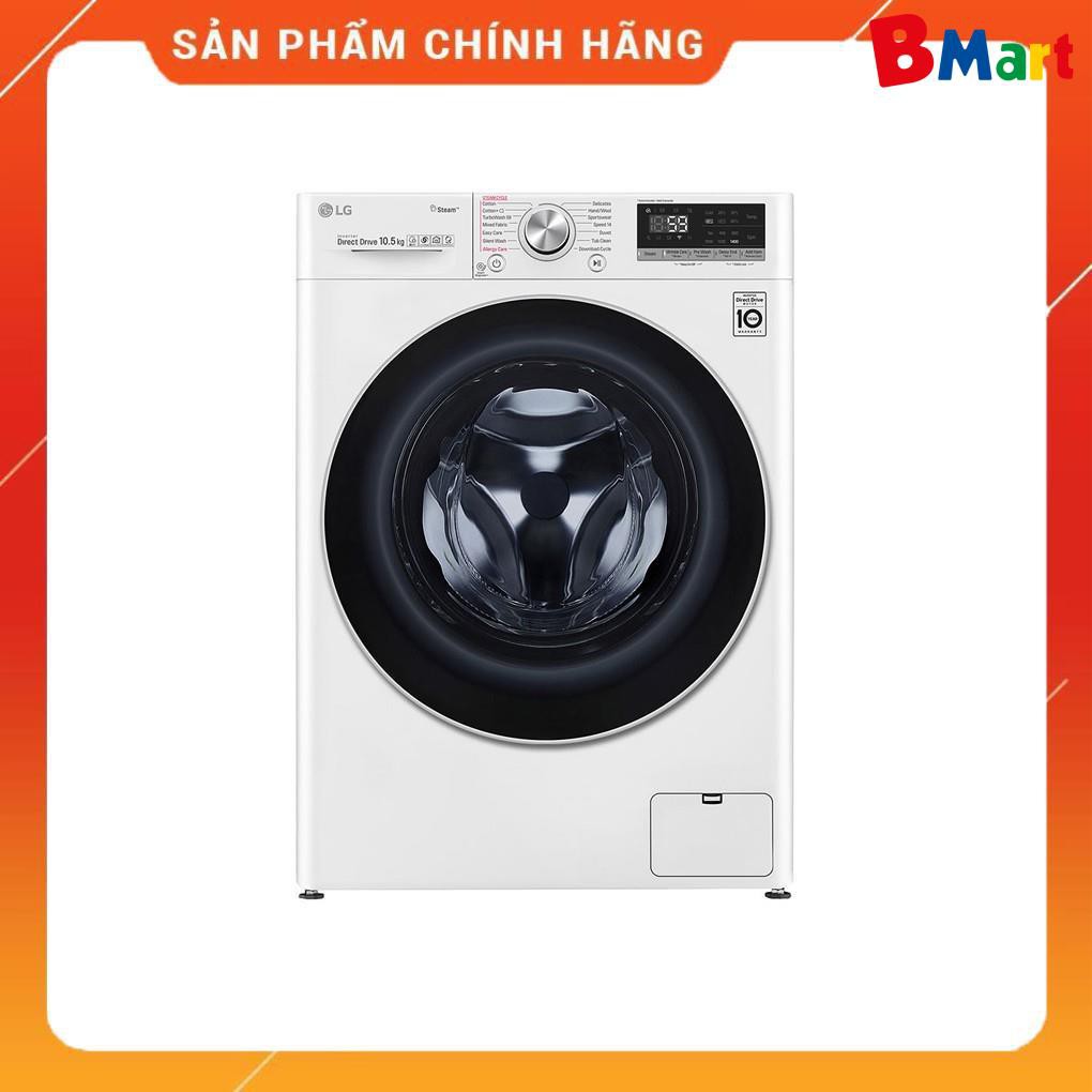 [ FREE SHIP KHU VỰC HÀ NỘI ] Máy giặt LG cửa ngang 10.5 kg FV1450S3W  - BM