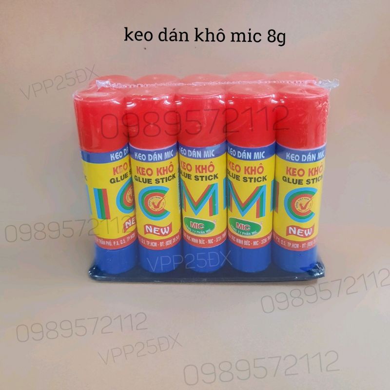 10 lọ hồ dán-keo dán khô dán giấy mic.