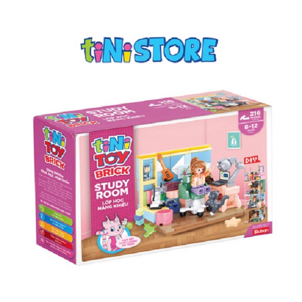 tiNiStore-Đồ chơi lắp ráp lớp học âm nhạc TINITOY (216 PCS)