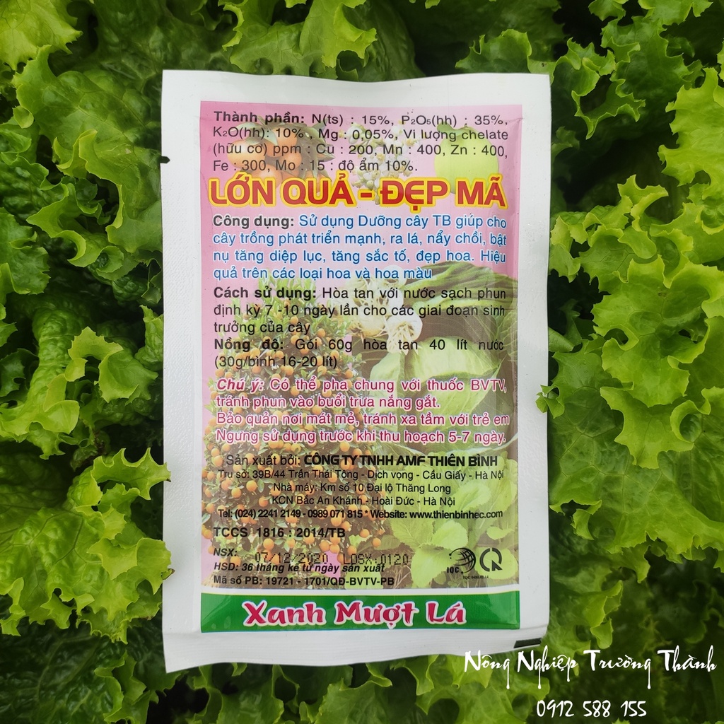 Phân Bón Lá Dưỡng Cây - Đẹp Hoa