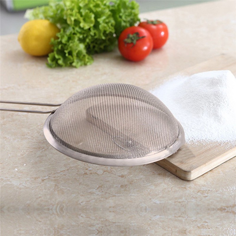 Dụng Cụ Rây Bột Làm Đồ Chiên Bằng Lưới Tiện Dụng