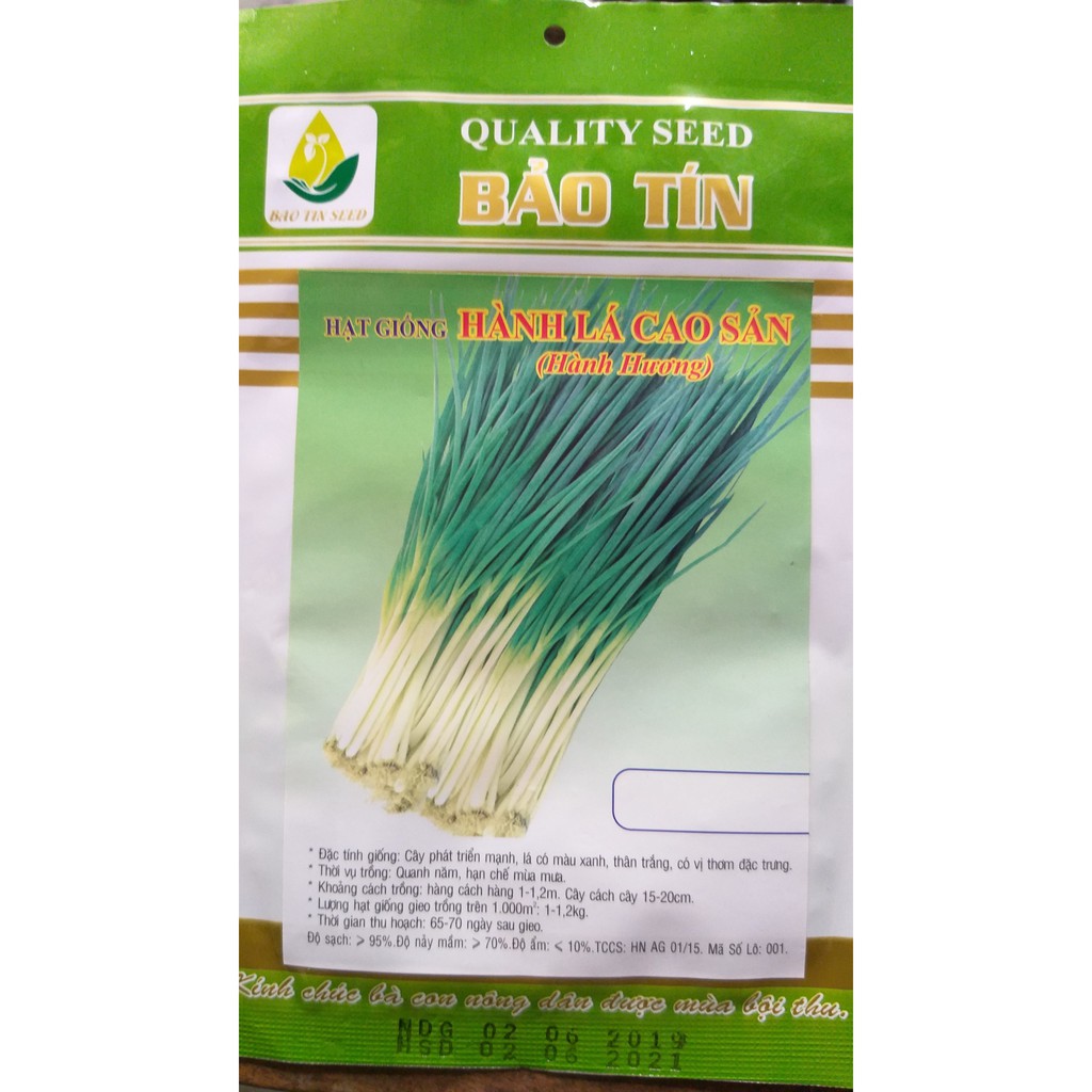 Hạt Giống Hành Lá Cao Sản - Hành Hương (2g)