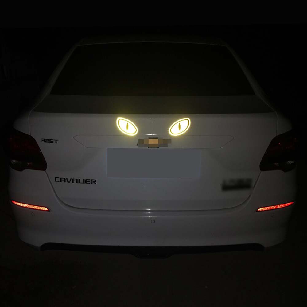 Miếng dán phản quang trang trí xe hơi hình mắt mèo độc đáo VANES1