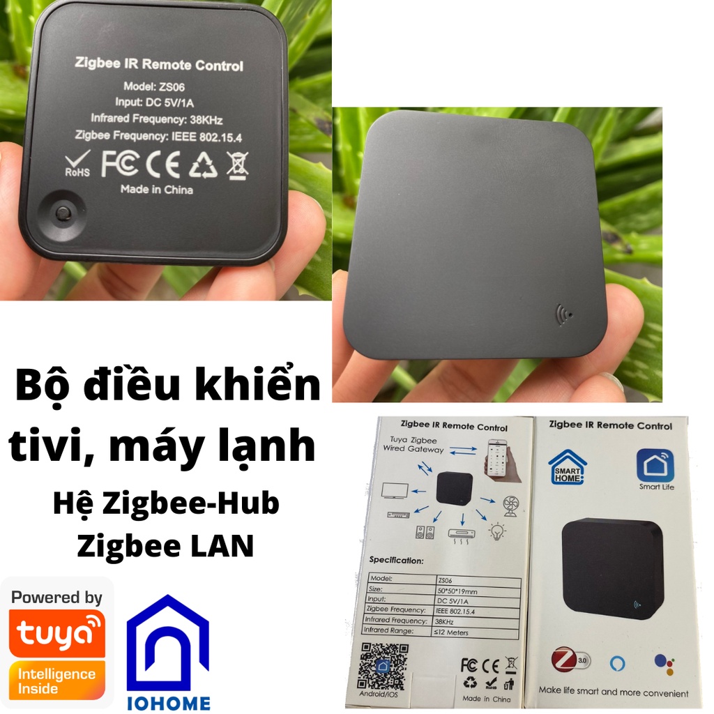 Bộ điều khiển tivi, máy lạnh, quạt... hồng ngoại - IR TUYA ZIGBEE