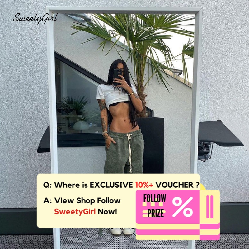 Quần ống rộng Lưng Thấp Màu Trơn Thời Trang 2022 Dành Cho Nữ