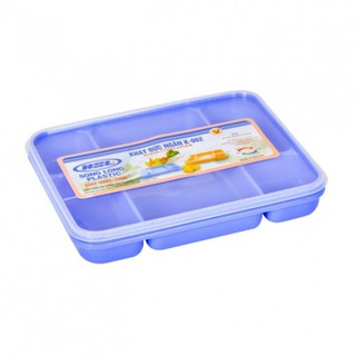 Khay nhựa đựng cơm 5 ngăn có nắp