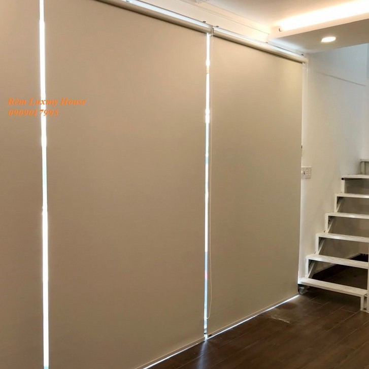 Rèm cửa cuốn cản nắng cách nhiệt Luxmy House mã C335 hàng dầy (đặt theo số đo)