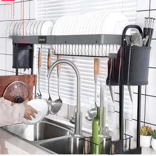 Kệ bát 1 tầng SINOART để bát đĩa, dao thớt, đũa thìa đa năng, hàng nhập khẩu Đài Loan gd390