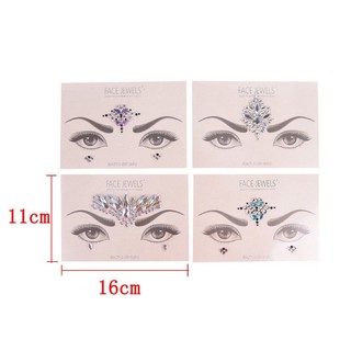 Miếng dán kiểu đá dành cho trang trí mặt/trán/chân mày