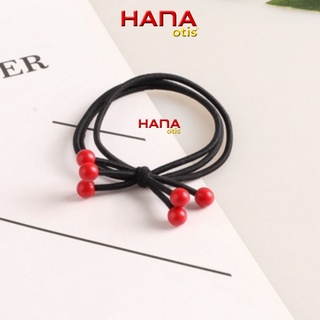 Dây buộc tóc, cột tóc hạt cherry tua rua xinh xắn dễ thương, kiểu hàn quốc