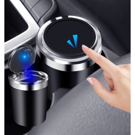 Cốc Gạt Tàn Thuốc Lá Có Đèn LED Trên Xe Hơi Tiện Lợi