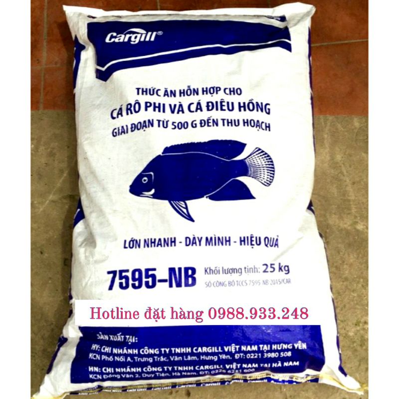 Túi 2kg Cám Cargill 7595- NB, cám Tanh độ đạm 20% cực thích hợp trong câu dịch vụ