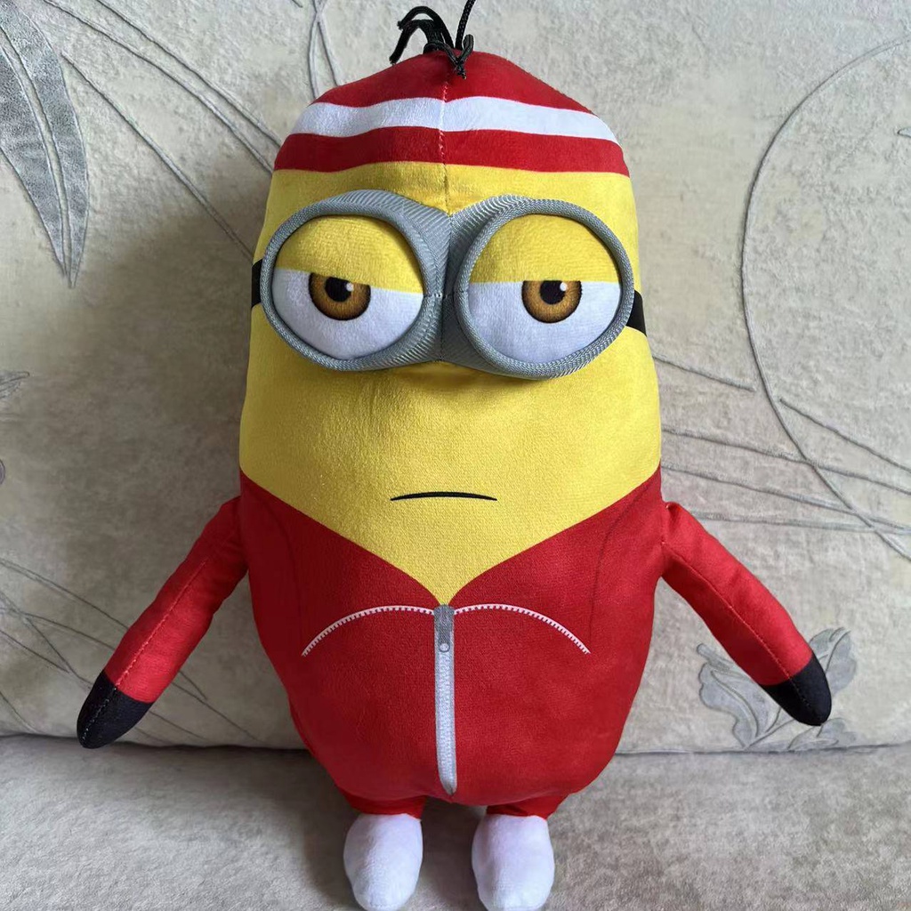 Búp Bê Nhồi Bông Hình Minions Mặc Đồng Phục Dễ Thương Cho Bé