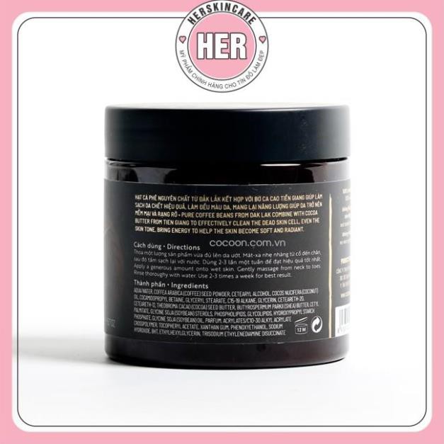 COCOON- Cà phê Đắk lắk làm sạch da chết 200ml (Dak lak coffee body polish) | BigBuy360 - bigbuy360.vn