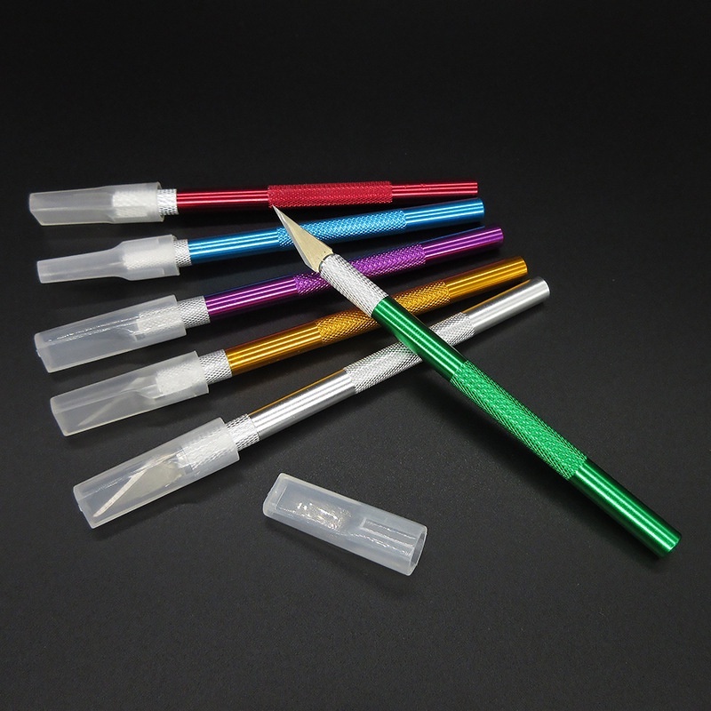 Dao Cắt Giấy Bằng Kim Loại Có Thể Thay Thế Màu Sắc