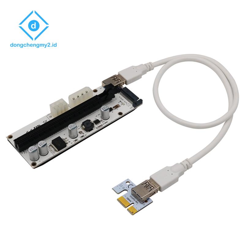 Card Mở Rộng 60cm Pci-E 1x Sang 16x + Giao Diện 4pin 6pin | BigBuy360 - bigbuy360.vn