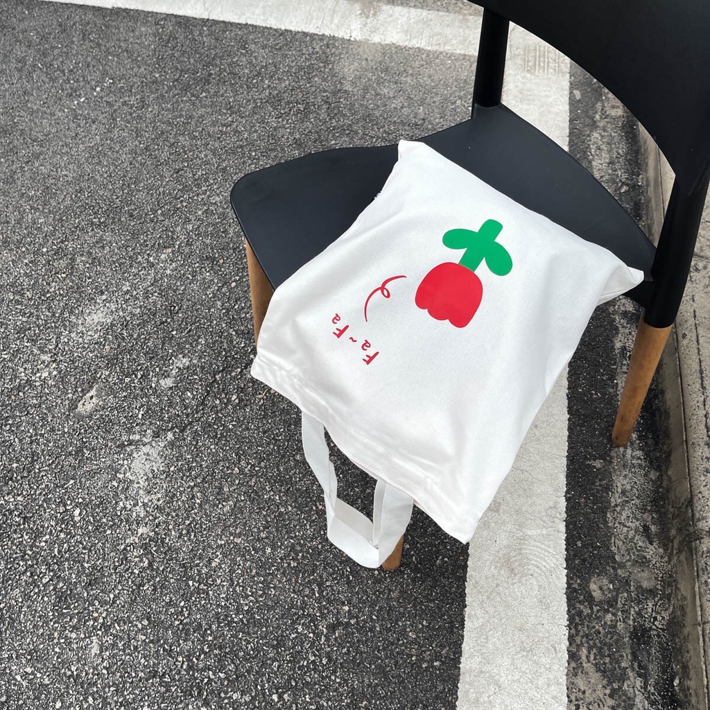 Túi Tote Vải Canvas In Hoa Tulip Xinh Xắn Phong Cách Thời Trang Ulzzang Hàn Quốc  MTT0026