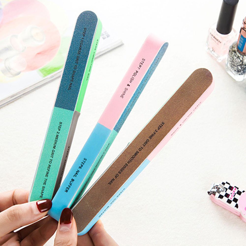 [Hàng mới về] Dũa móng tay chuyên nghiệp sáu mặt sáng tạo sử dụng tiện lợi