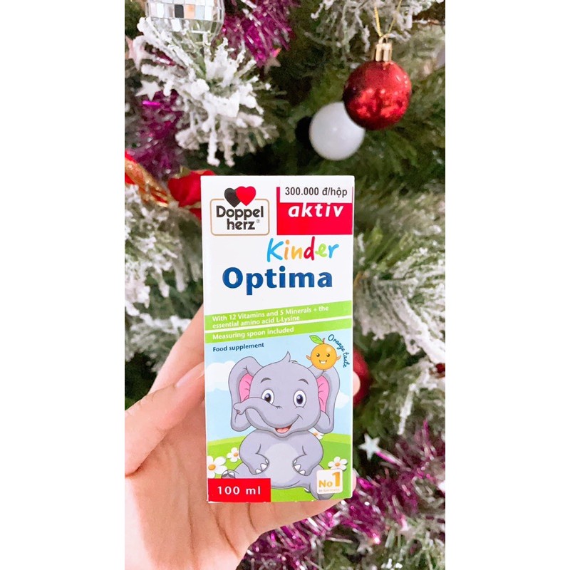 Kinder Optima Doppelherz.Bổ Sung Vitamin Giúp Bé Ăn Ngon Tiêu Hóa,Hấp Thụ Tốt.Xuất Xứ Đức