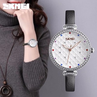 Đồng hồ nam dây da Skone 9142