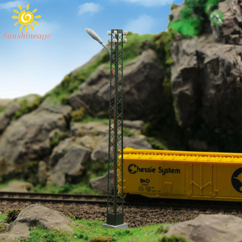 Set 5 mô hình đèn LED tỷ lệ 1: 87 3V DC Or AC độc đáo