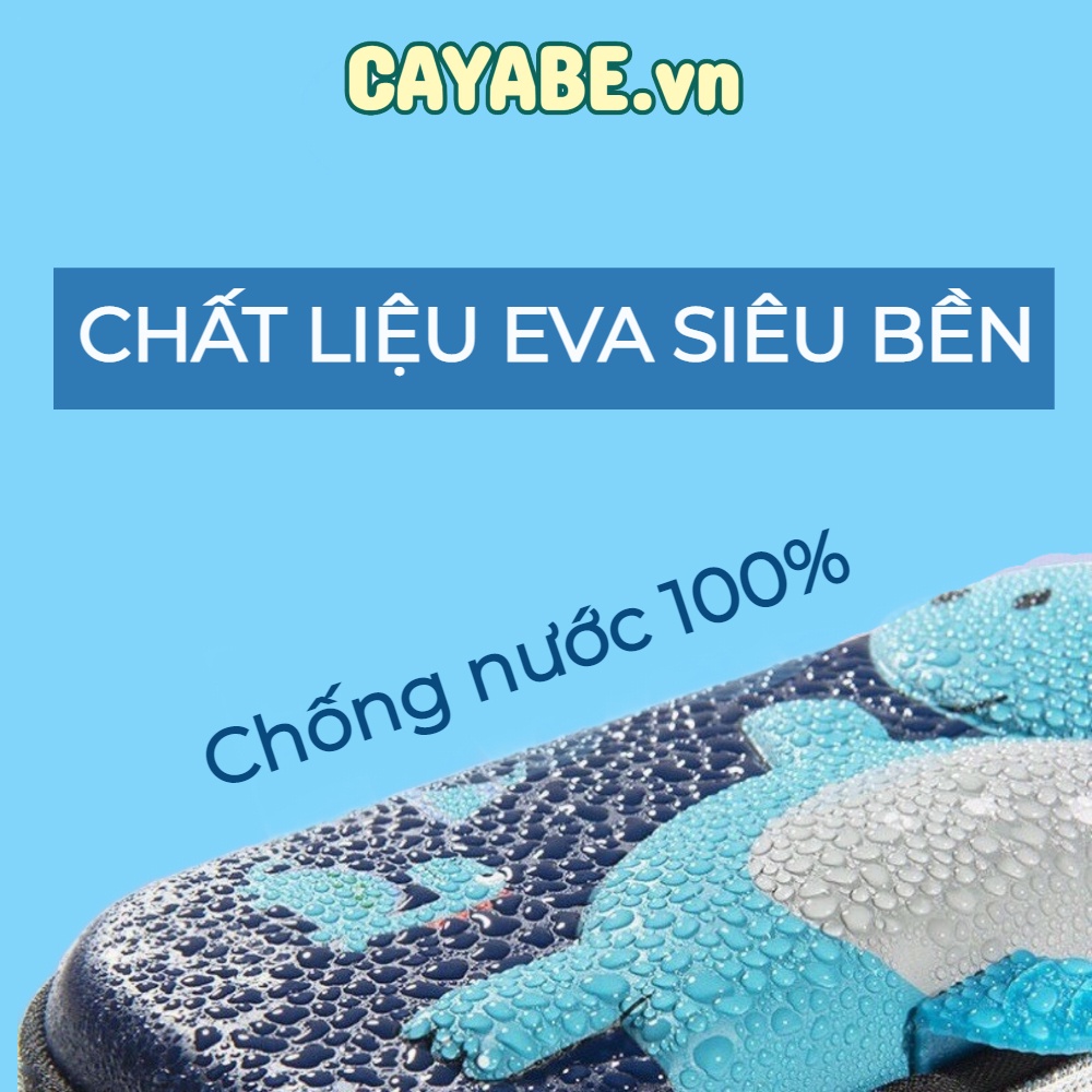 HỘP BÚT CAYABE EVA IN HOẠT HÌNH 3D NỔI NGƯỜI NHỆN SPIDERMAN MÀU XANH CHO BÉ