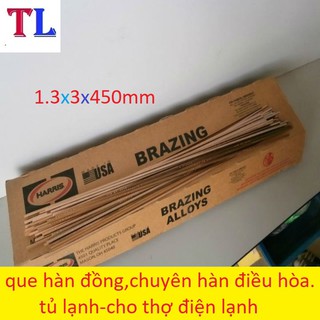 que hàn đồng chuyên hàn ống đồng điều hòa - 10 que hàn oxi,gió đá,khò gas