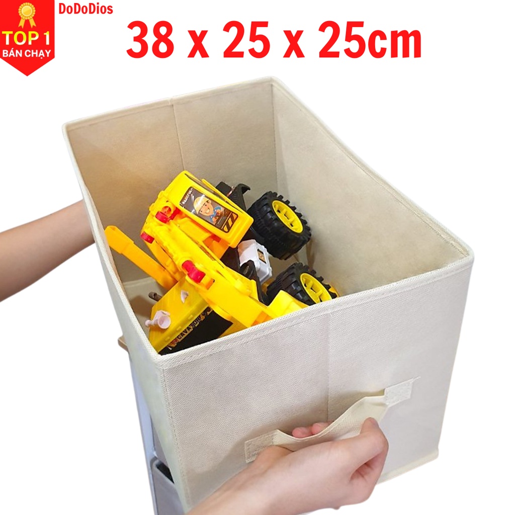 Hộp vải đựng quần áo DoDoDios - không nắp - phong cách Nhật Bản - TD2
