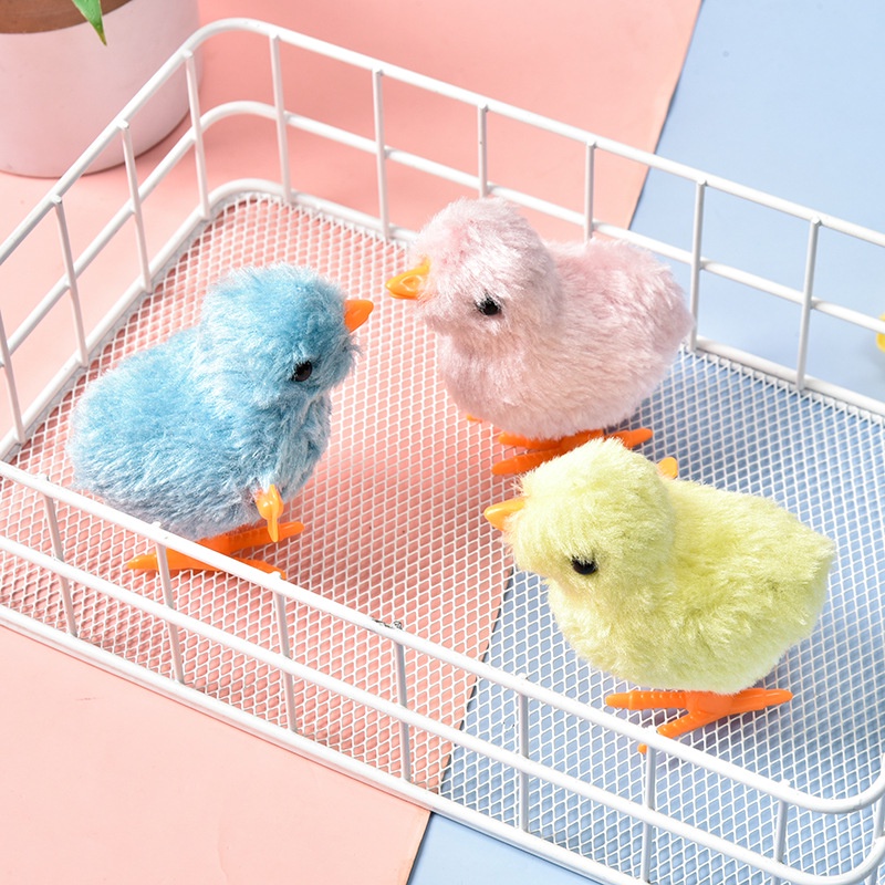 Gửi Một Đồ Chơi Gà Lên Dây Cót Nhồi Bông Màu Vàng Ngẫu Nhiên