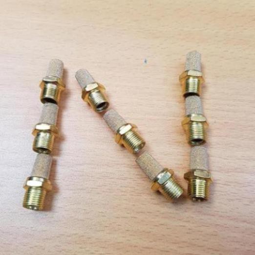 10 đầu giảm thanh khí nén ren 9,7mm