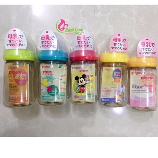 BÌNH SỮA PIGEON 160ML CỔ RỘNG NHỰA PPSU