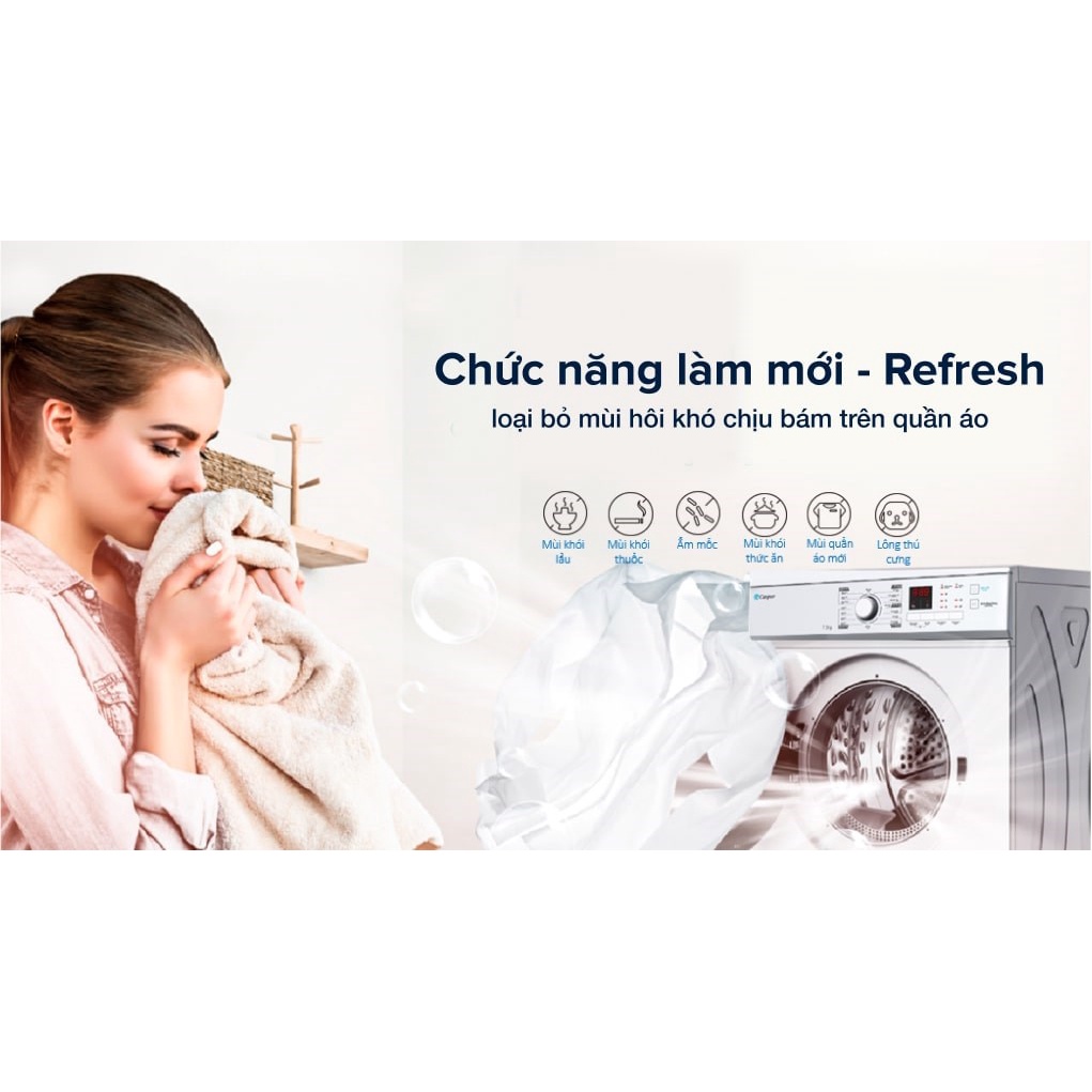 Máy sấy thông hơi Casper 7.2 Kg TD-72VWD